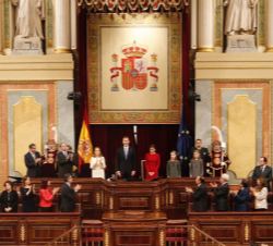 Vista de la presidencia del Congreso de los Diputados