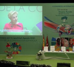 Intervención de la presidenta Nacional de la Confederación Nacional de Federaciones y Asociaciones de Familias y Mujeres del Medio Rural (AFAMMER), Ma