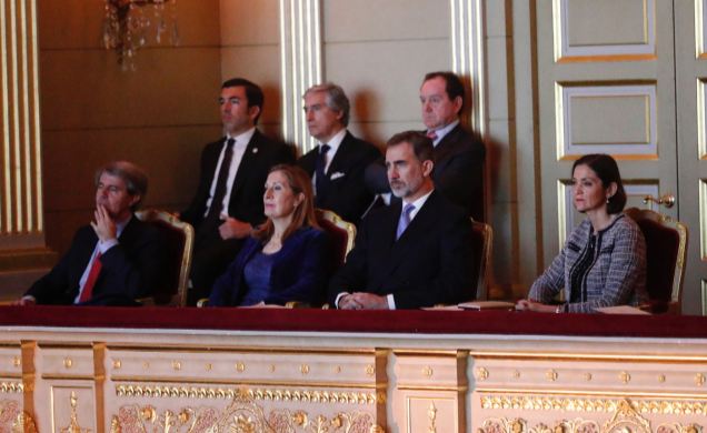 Su Majestad el Rey durante el concierto conmemorativo del 175 aniversario de Naturgy