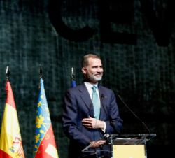 Su Majestad el Rey al inicio de su intervención
