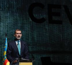 Don Felipe durante su intervención