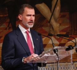 Don Felipe durante su intervención