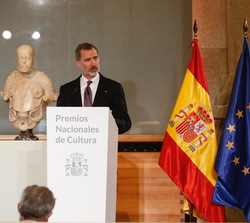 Su Majestad el Rey durante su intervención