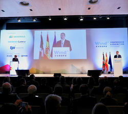 Vista general del Bilbao Exhibition Centre (BEC) durante la intervención de Don Felipe
