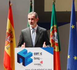 Su Majestad el Rey durante su intervención