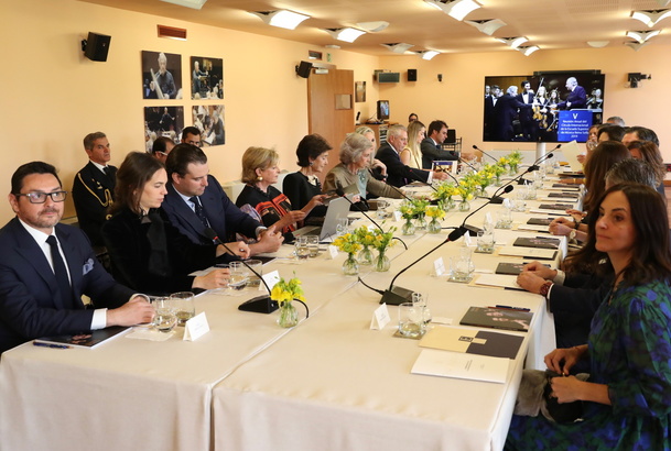 Doña Sofía preside la V Reunión del Círculo Internacional de la Escuela Superior de música Reina Sofía