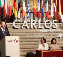 Su Majestad el Rey durente su intervención