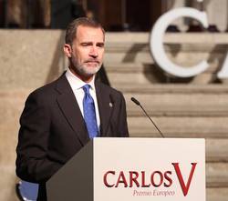 Don Felipe durante su intervención