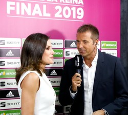 Doña Letizia durante la entrevista realizada por el periodista deportivo, Manu Carreño