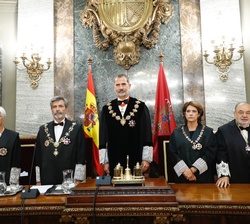Su Majestad el Rey preside el acto solemne de apertura del Año Judicial 2019/2020