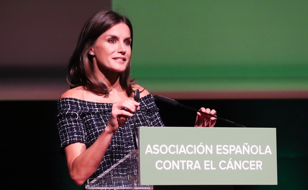 Su Majestad la Reina durante su intervención