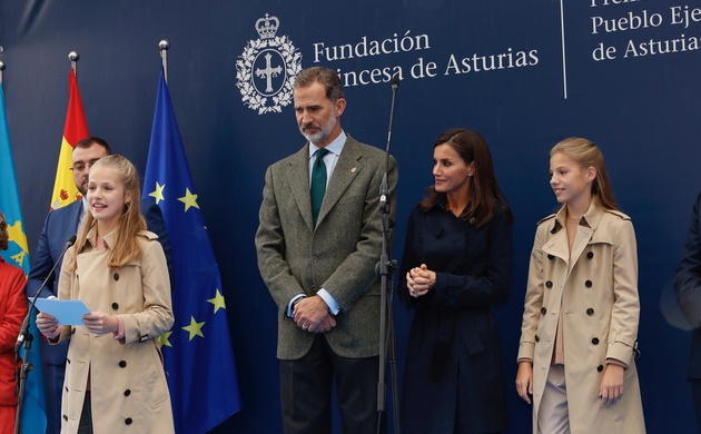 Intervención de Su Alteza Real la Princesa de Asturias en entrega el Premio al Pueblo Ejemplar de Asturias 2019