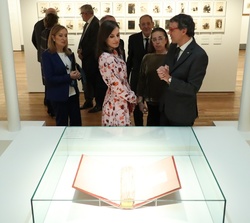 Doña Letizia en la exposición