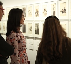 Doña Letizia en la exposición