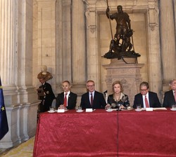 Vista de la mesa presidencial
