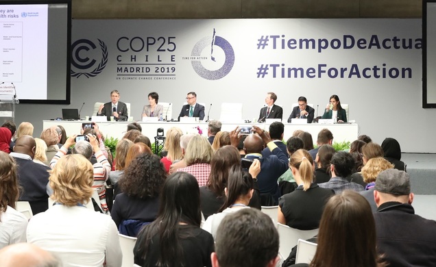 Detalle de las intervenciones sucedidas en el COP25