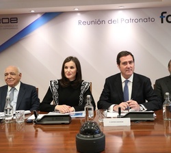 La Reina preside la reunión del Patronato de la Fundación de Ayuda Contra la Drogadicción - FAD