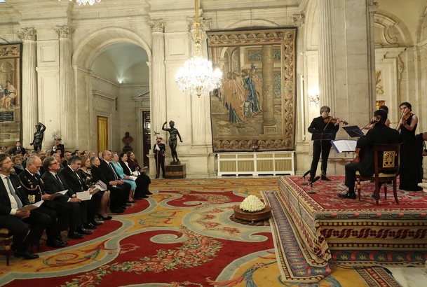 Interpretación del concierto en memoria de las víctimas del Holocausto
