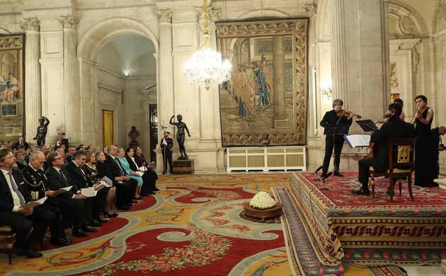Interpretación del concierto en memoria de las víctimas del Holocausto