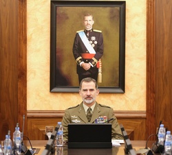 Su Majestad el Rey preside la reunión