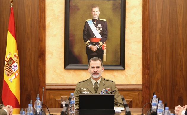 Su Majestad el Rey preside la reunión
