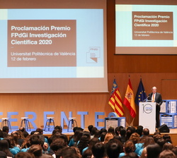 Intervención del presidente de la FPdGi tras la concesión del galardón a Rubén Darío Costa