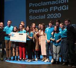 Equipo ganador del Reto Emprendedor FPdGi, Escola de Arte e Superior de Deseño Pablo Picasso da Coruña