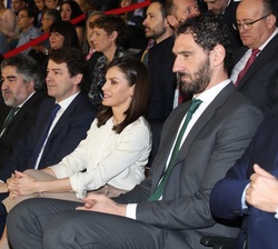 Doña Letizia en el palco presidencial