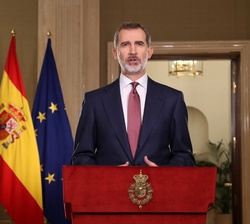 Mensaje de Su Majestad el Rey a la Nación con motivo del COVID 19