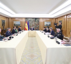 Reunión del Comité Técnico de Gestión del Coronavirus, presidida por Su Majestad el Rey