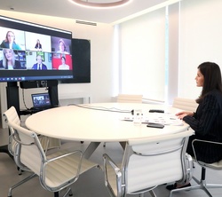 Videoconferencia de Su Majestad la Reina con la Asociación Diabetes Madrid y Fundación para la Diabetes