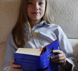La Infanta Doña Sofía durante la lectura 