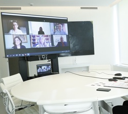 Videoconferencia de Su Majestad la Reina con los responsables de la Confederación Española de Familias de Personas Sordas - FIAPAS