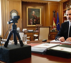 Su Majestad el Rey, en el seguimiento de los efectos de la crisis en el sector primario, hoy con la Asociación Nacional de Productores de Ganado Porci