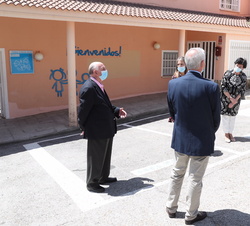 Sus Majestades los Reyes a su llegada al Centro de Aldeas Infantiles S.O.S. España