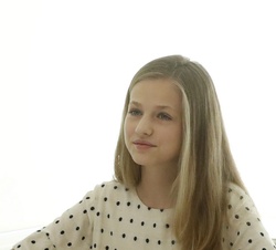 Su Alteza Real la Princesa de Asturias y de Girona durante la videoconferencia con la FPdGi