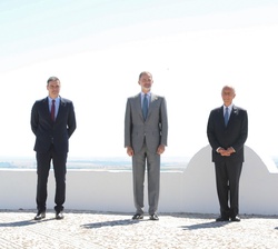 Fotografía oficial en el Castillo de Elvas