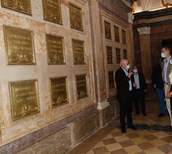 Don Felipe y Doña Letizia durante su visita