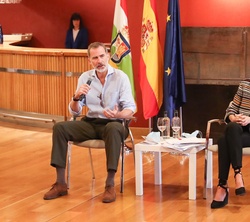 Don Felipe durante su intervención