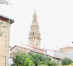 Don Felipe y Doña Letizia a su llegada a Santo Domingo de la Calzada