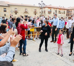 Los Reyes finalizan su vista a Santo Domingo de la Calzada