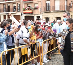 Los Reyes finalizan su vista a Santo Domingo de la Calzada