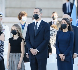 La Familia Real al inicio de la ceremonia
