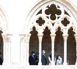 Sus Majestades los Reyes en el Monasterio de Santa Maria de Poblet, Tarragona