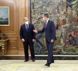 Audiencia al Ministro de Relaciones Exteriores de la República Oriental del Uruguay, Francisco Bustillo Bonasso