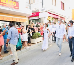 Don Felipe y Doña Letizia en Sant Antoni de Portmany