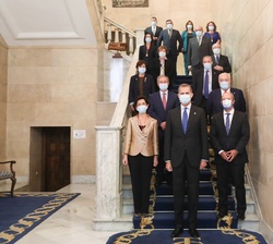 Fotografía de grupo con los miembros del Pleno del Tribunal de Cuentas