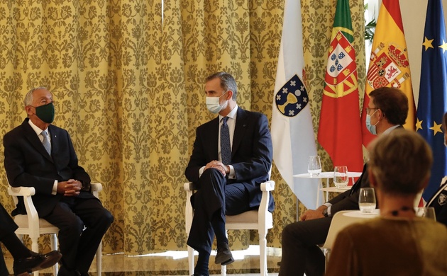Encuentro de Su Majestad el Rey con Su Excelencia el Presidente de la República Portuguesa, Señor Marcelo Rebelo de Sousa