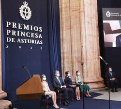 Proyección del video de agradecimiento de Dani Rodrik, Premio Princesa de Asturias de Ciencias Sociales