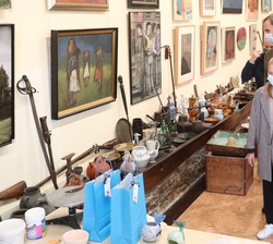 Su Majestad el Rey y Su Alteza Real la Princesa de Asturias en La Casa el Nocéo de Somao (Pravia) Asturias